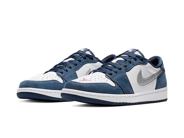 Jordan Jordan 1 Low SB Midnight Navy - view 3