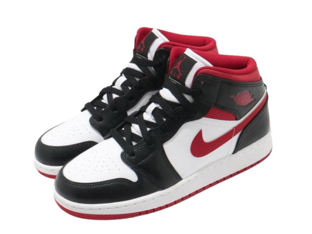 Jordan Air Jordan 1 Mid 'Metallic Red' (GS) - view 3