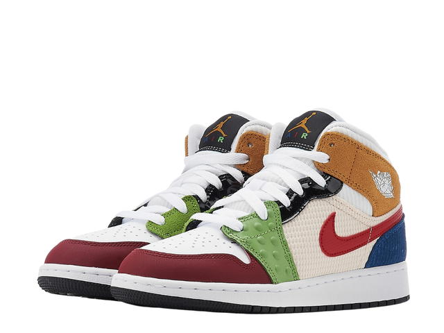 Jordan Jordan 1 Mid Patchwork (GS) - view 3