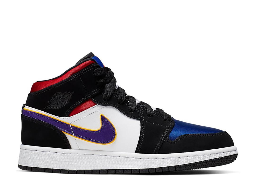 Jordan Jordan 1 Mid Lakers Top 3 (GS เด็ก)
