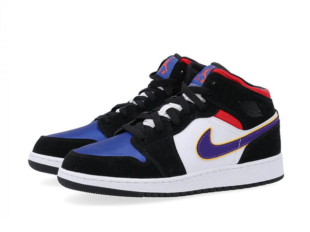 Jordan Jordan 1 Mid Lakers Top 3 (GS เด็ก) - view 3