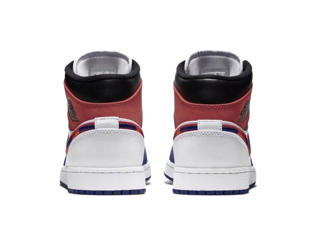 Jordan Jordan 1 Mid Multi-Color Swoosh - view 2