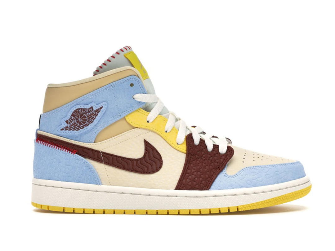Jordan Jordan 1 Mid SE Fearless Maison Chateau Rouge