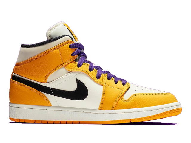 Jordan Jordan 1 Mid SE Lakers - view 1