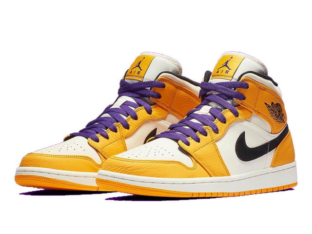 Jordan Jordan 1 Mid SE Lakers - view 3