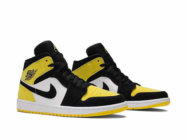 Jordan Air Jordan 1 Mid SE 'Yellow Toe' - view 3