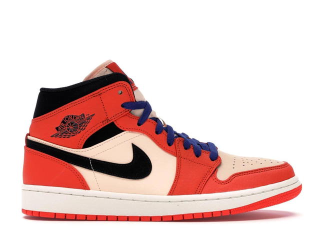 Jordan Jordan 1 Mid Team Orange Black - view 1