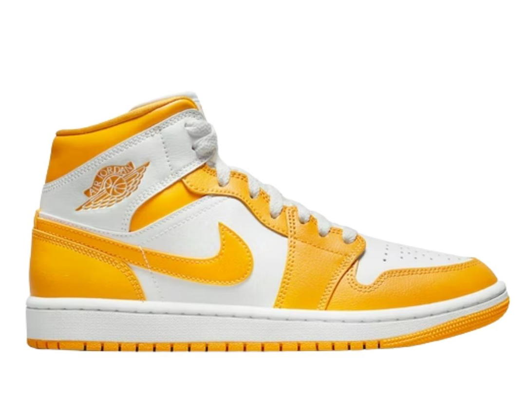 Jordan Jordan 1 Mid White University Gold (Women's)