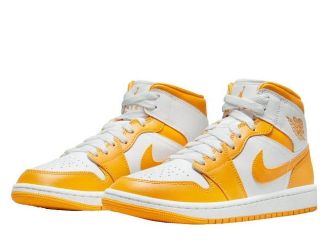 Jordan Jordan 1 Mid White University Gold (Women's) - view 3