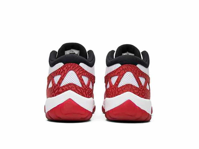 Jordan Jordan 11 Retro Low IE White Gym Red - view 4