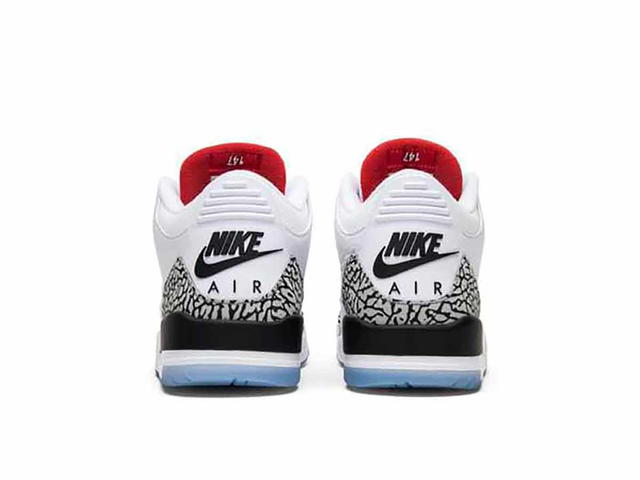Jordan Jordan 3 Retro Free Throw Line White Cement - view 2