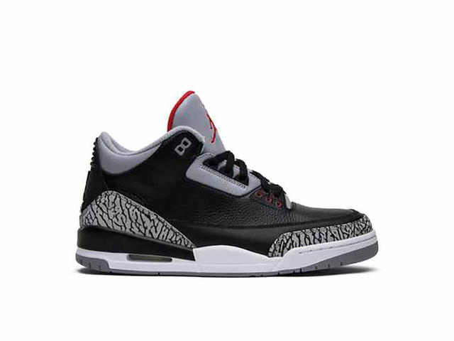 Jordan Jordan 3 Retro Black Cement CDP (2008) - view 1