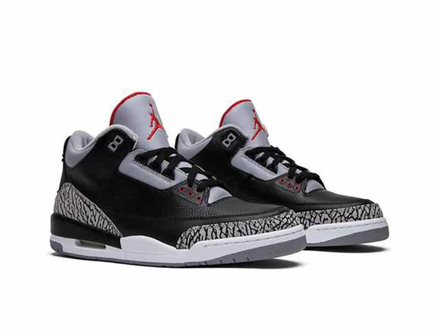 Jordan Jordan 3 Retro Black Cement CDP (2008) - view 5
