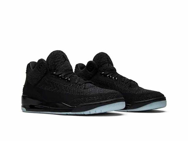 Jordan Jordan 3 Retro Flyknit Black - view 3