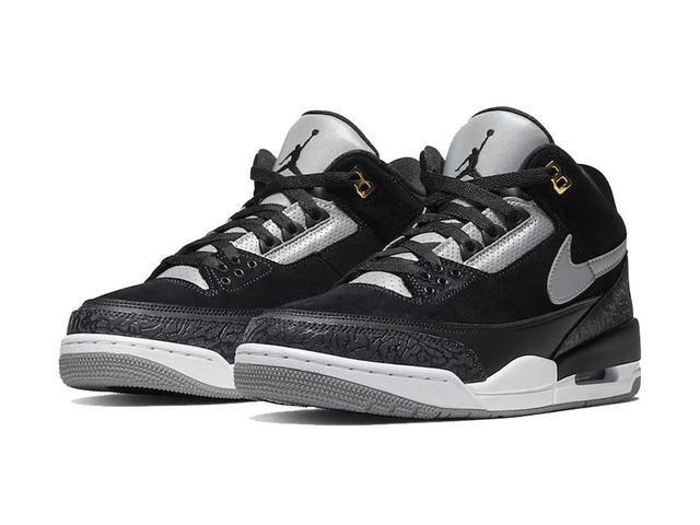 Jordan Jordan 3 Retro Tinker Black Cement Gold - view 3