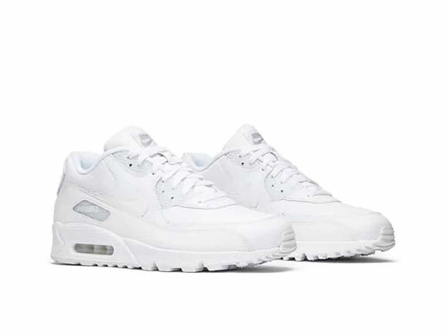 Nike Air Max 90 'White Leather' - view 5