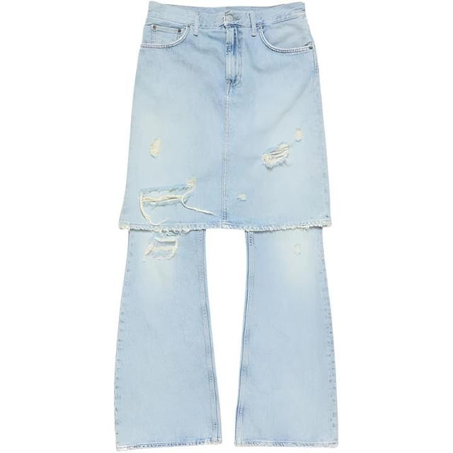 Acne Studios Acne Studios Ripped Panelled - Blue - view 1