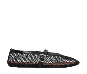 Buy Alaia Ballet Flats In Fishnet Black (W) at Sasom – Authentic and Ready to Ship