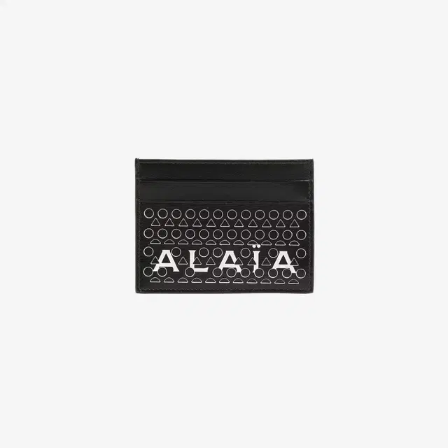 Alaia Alaia Openwork Logo Card Holder Black - view 1
