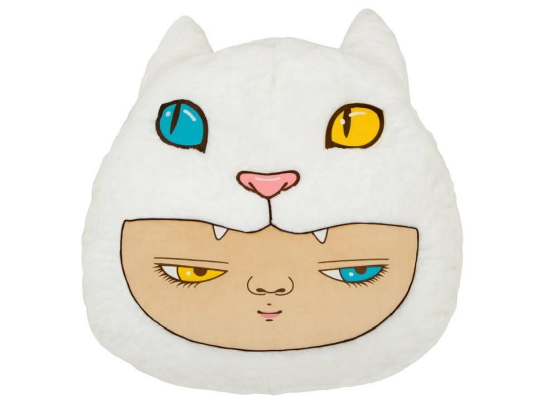 Alex Face Alex Face x Platform66 Pillow White
