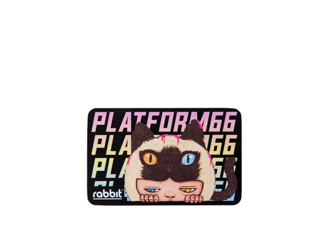 Alex Face Alex Face x Platform66 Rabbit Card Black