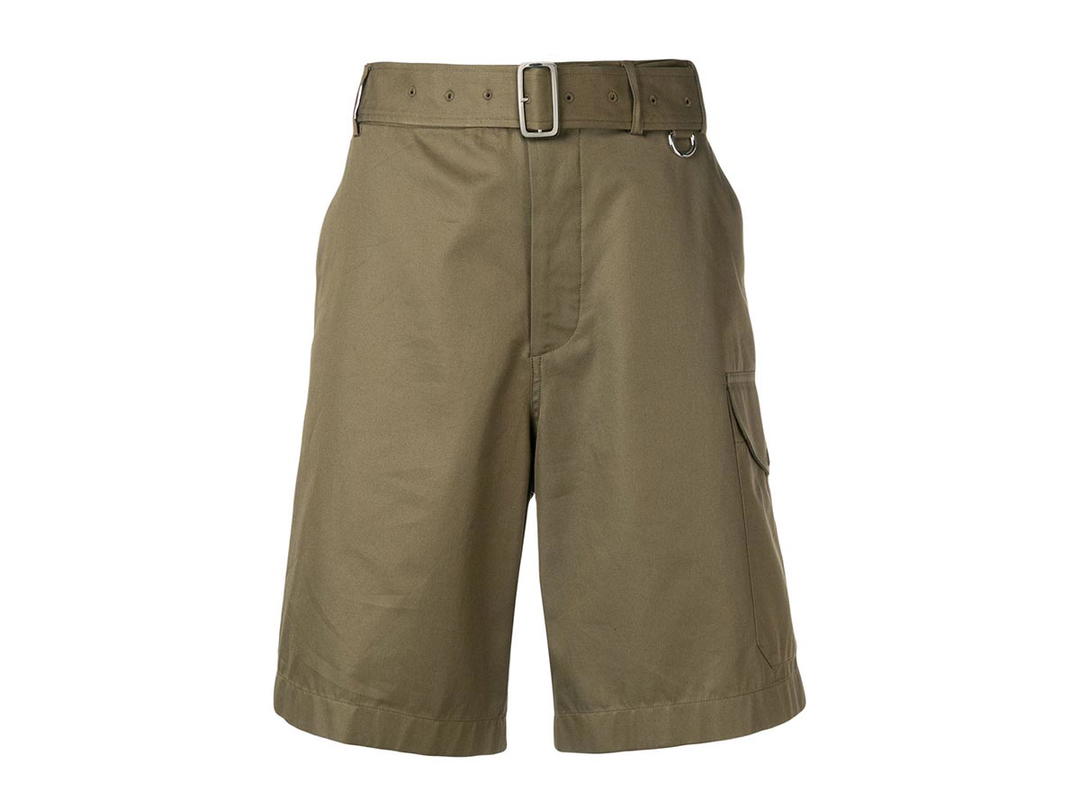 Alexander McQueen Alexander McQueen Belted bermuda shorts