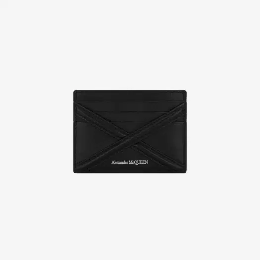 Buy Alexander McQueen Harness Card Holder Black at Sasom – Authentic and Ready to Ship