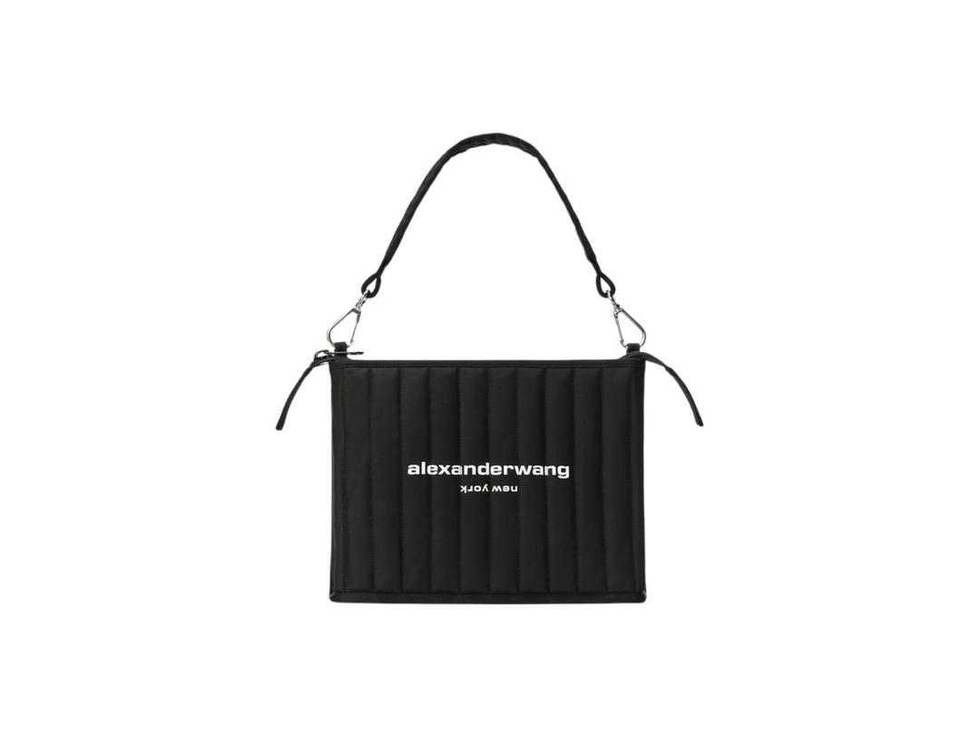Alexander Wang Alexander Wang Elite Tech Shoulder Bag In Nylon Black