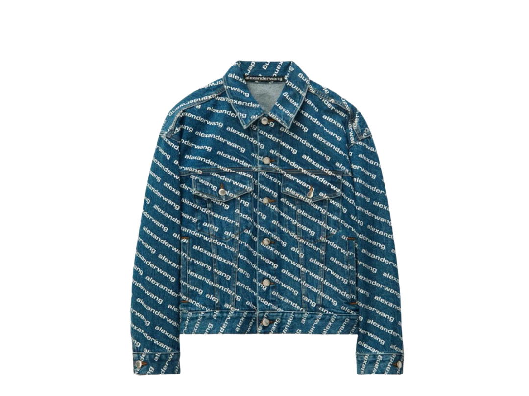 Alexander Wang Alexander Wang Game Logo Jacket Denim (W)
