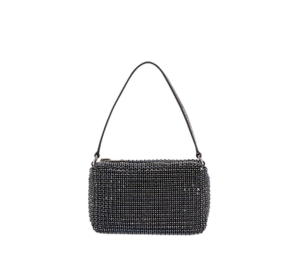 Buy Alexander Wang Heiress Medium Pouch In Metal Mesh Crystals With a Logo Embossed Night Sky at Sasom – Authentic and Ready to Ship