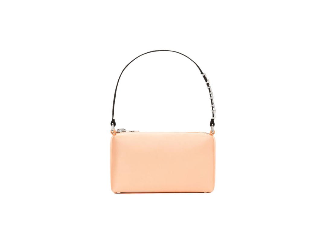 Alexander Wang Alexander Wang Heiress Medium Pouch In Satin Faded Neon Orange