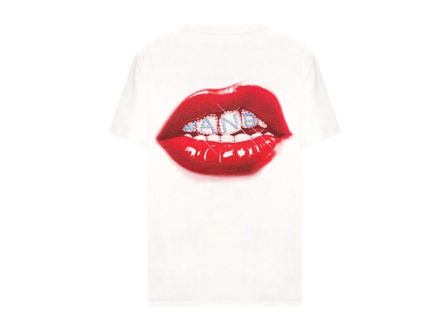 Alexander Wang Alexander Wang Hotfix Logo Grill Oversize Graphic Tee White - view 2