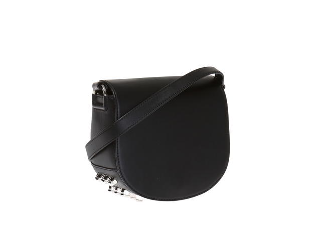 Alexander Wang Alexander Wang Mini Lia Shoulder Bag Silver Hardware Black - view 3