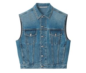 Alexander Wang Oversized Vest Medium Indigo Wash Denim