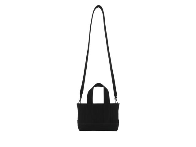 Alexander Wang Alexander Wang Ryan Mini Tote Bag In Rib Knit With With Removable Crossbody Black - view 2