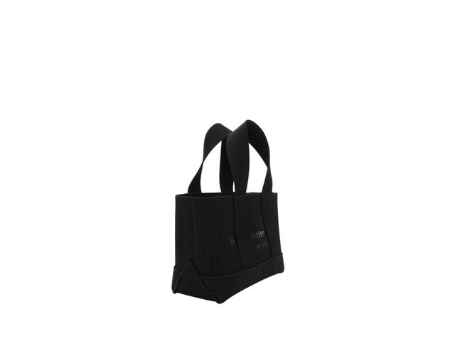 Alexander Wang Alexander Wang Ryan Mini Tote Bag In Rib Knit With With Removable Crossbody Black - view 3