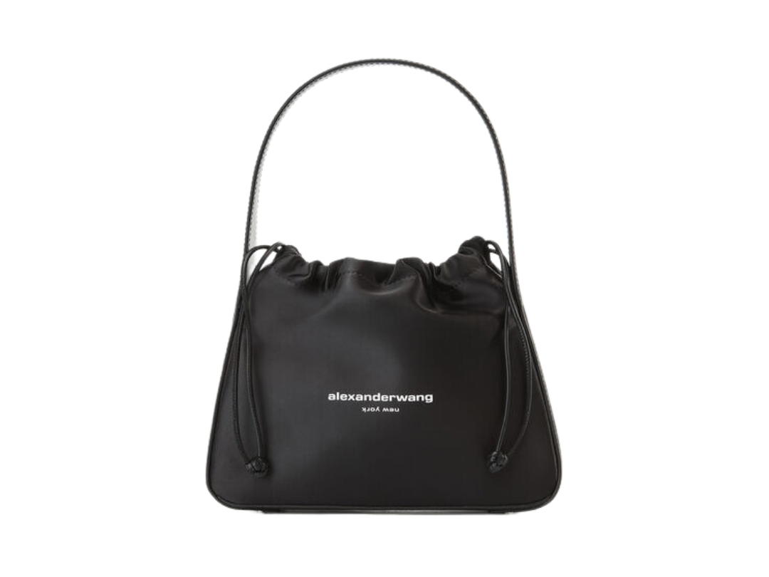 Alexander Wang Alexander Wang Ryan Small Nylon And Leather Satchel Black