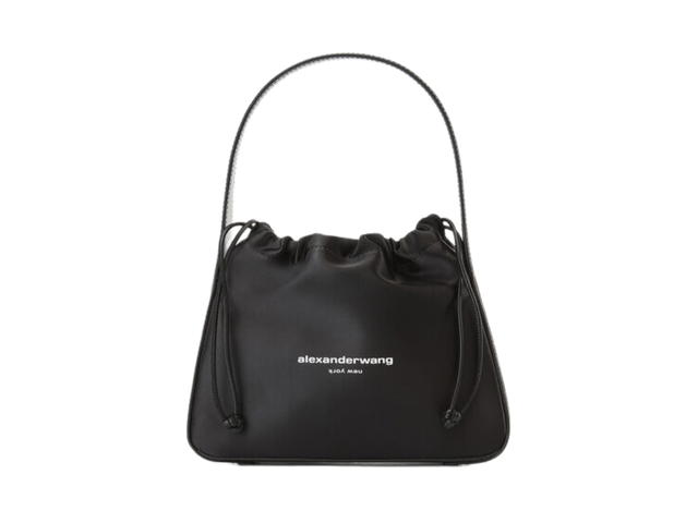 Alexander Wang Alexander Wang Ryan Small Nylon And Leather Satchel Black - view 1