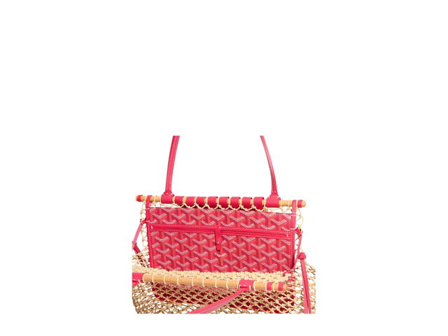 Goyard Goyard Aligre Bag In Fuchsia Goyardine Canvas With Palladium - view 3