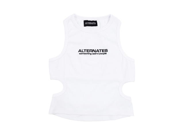 Alternates Alternates Backless Tank Top White - view 1