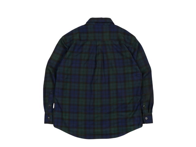 Alternates Alternates Check Open Shirt Green - view 2