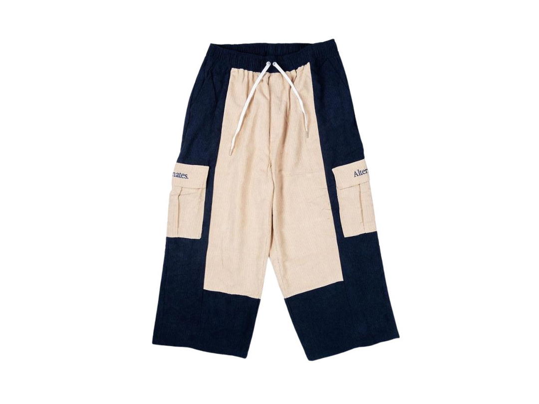 Alternates Alternates Corduroy Trouser Navy/Beige