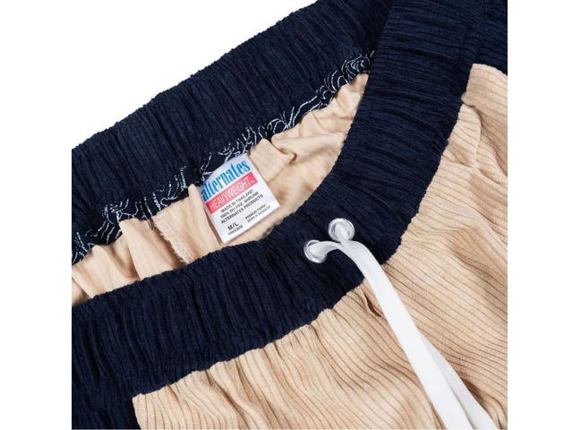 Alternates Alternates Corduroy Trouser Navy/Beige - view 4