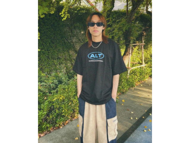 Alternates Alternates Corduroy Trouser Navy/Beige - view 5