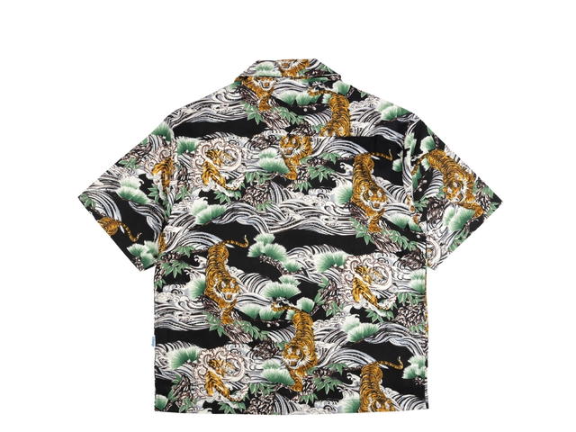 Alternates Alternates Hawaii Tiger Open Shirt Black - view 2