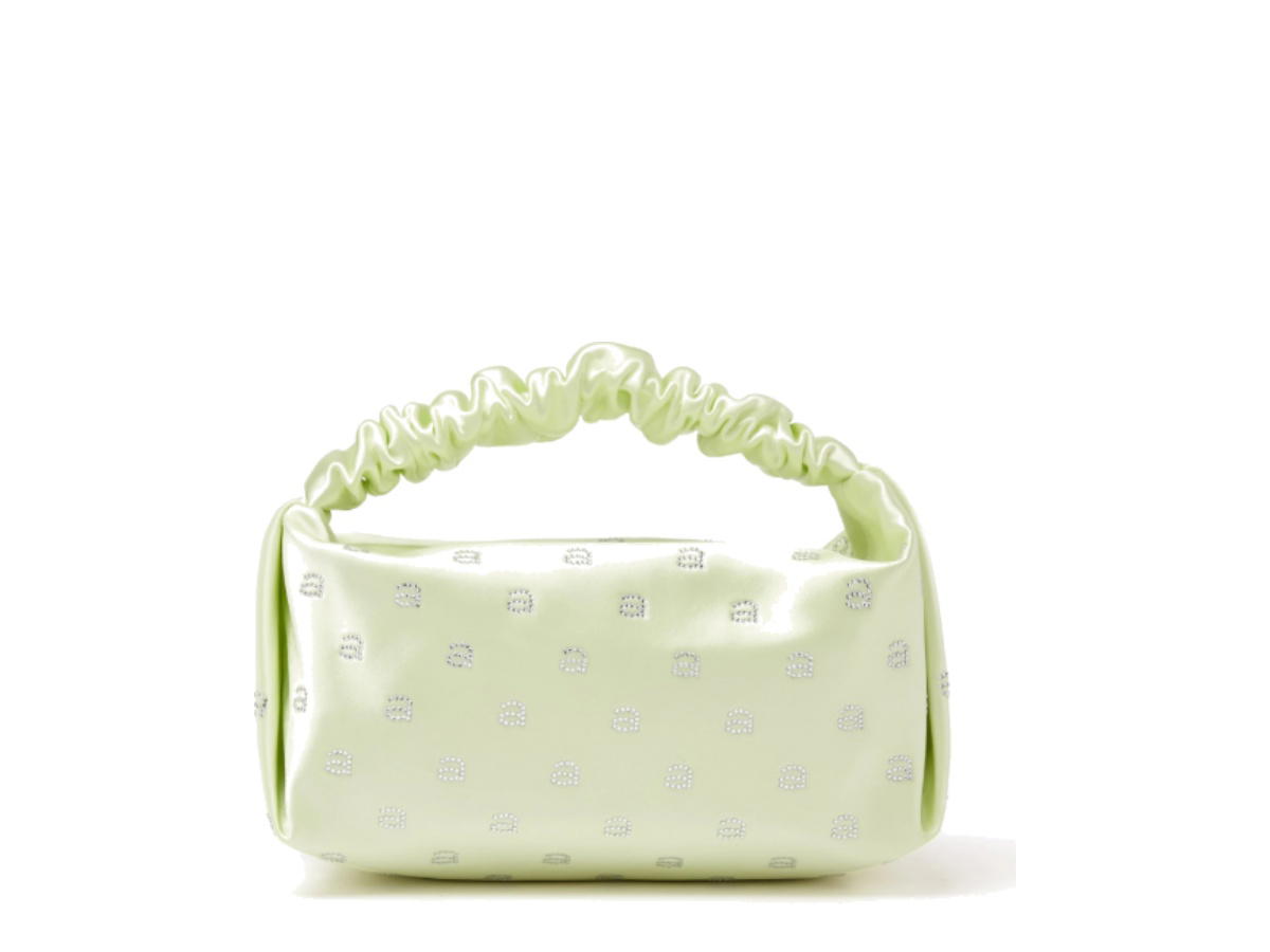 Alexander Wang Alexander Wang Hotfix Scrunchie Mini Bag Light Green