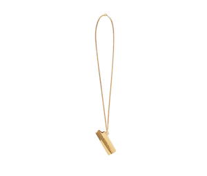 Buy AMBUSH Logo Lighter Case Necklace Gold at Sasom – Authentic and Ready to Ship