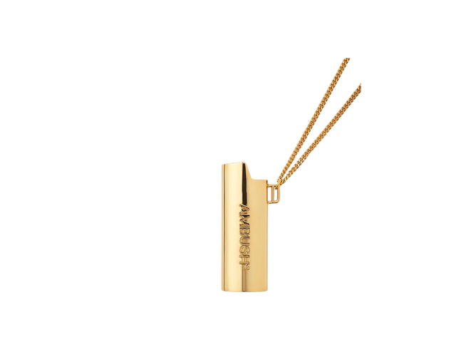 AMBUSH AMBUSH Logo Lighter Case Necklace Gold - view 2