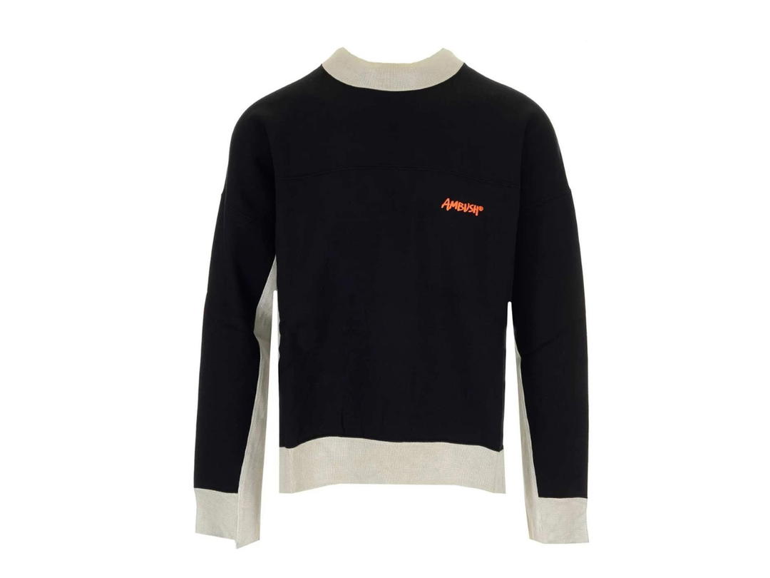 AMBUSH AMBUSH Logo Print Sweatshirt Navy