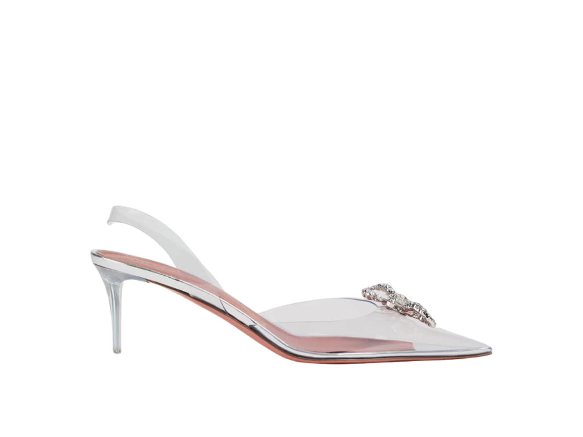 Amina Muaddi Amina Muaddi Rosie Embellished Slingback Pumps